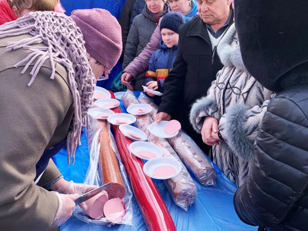 МЯСОКОМБИНАТ «ЛАДА» ПРИНЯЛ УЧАСТИЕ В ПРАЗДНОВАНИИ ЧУДЕСНОЙ ШИРОКОЙ МАСЛЕНИЦЫ В ТОЛЬЯТТИ.