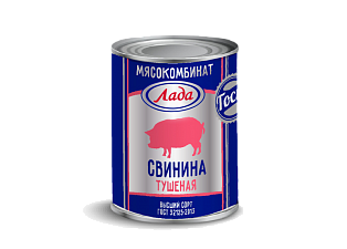  Свинина тушеная в/с ГОСТ (ТМ МК Лада)